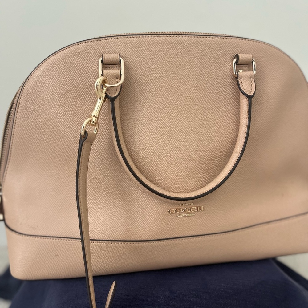Coach Beige Leather Satchel ! No tag!